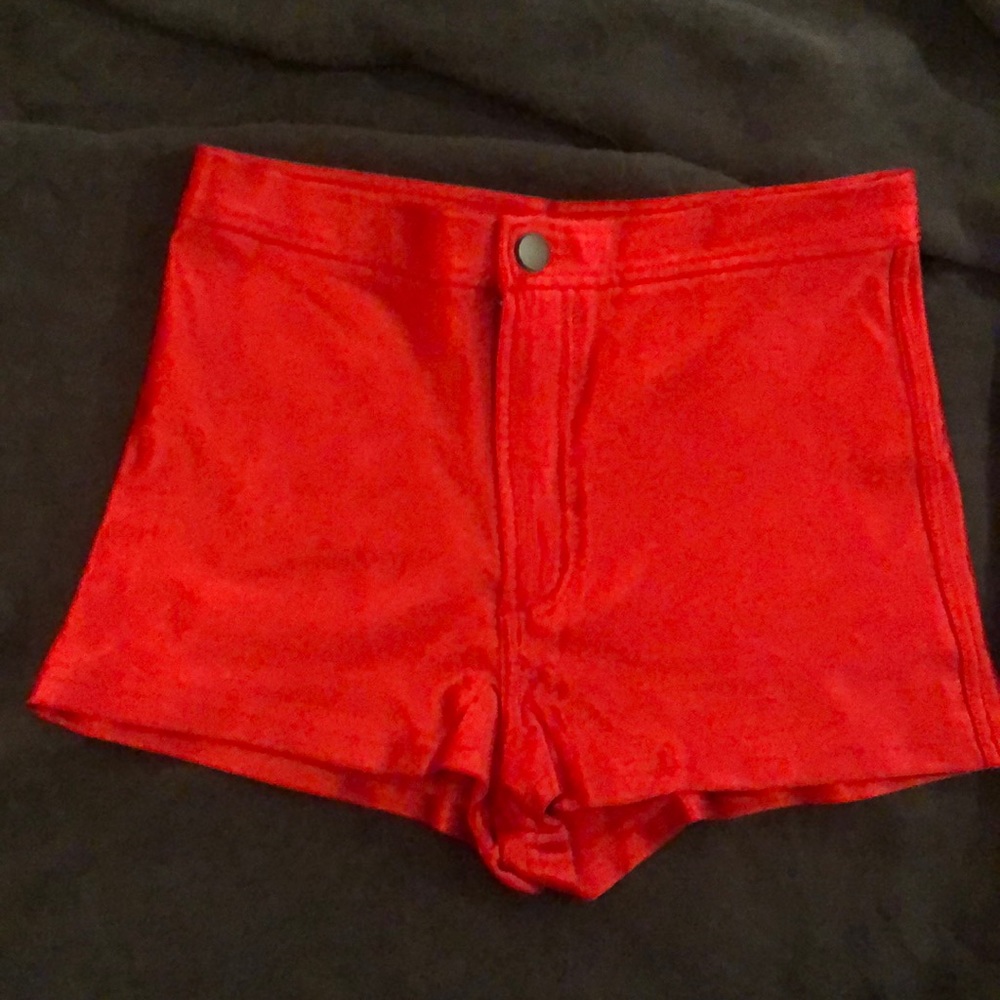 American Apparel Red Shorts